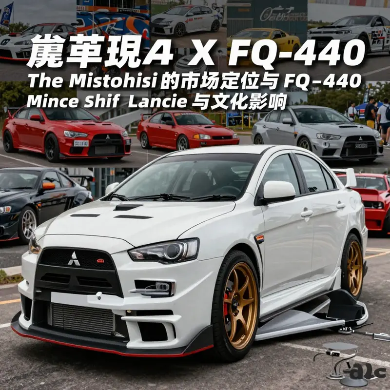 The powerful engine of the Mitsubishi Lancer Evolution X FQ-440, highlighting performance enhancements.