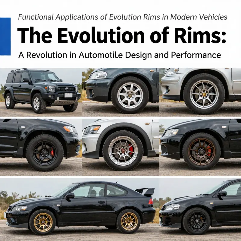 Modern evolution rims showcase advanced design elements that enhance both aesthetics and performance.