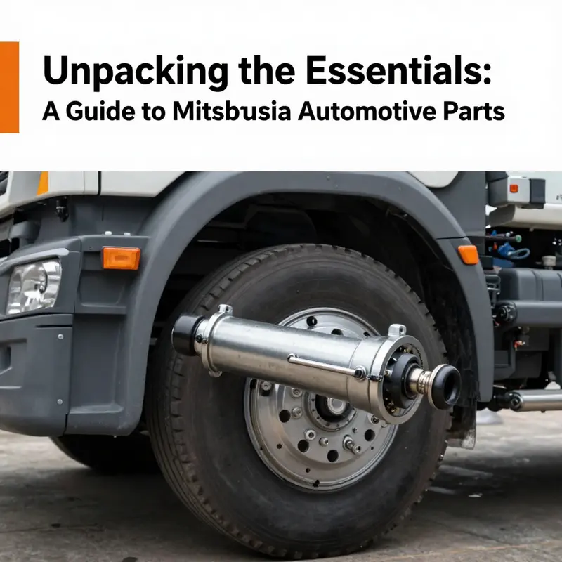 An overview of key components in the Mitsubishi Pajero highlighting its robust design.