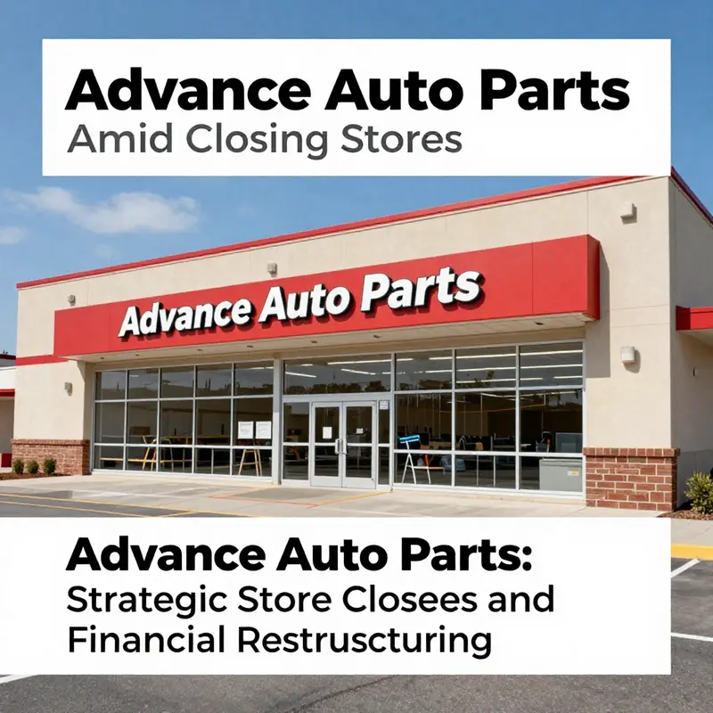 An Advance Auto Parts store now closed as part of the company’s restructuring efforts.