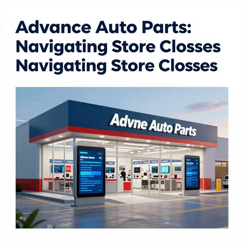 A closed Advance Auto Parts store reflecting the company’s strategic shifts.