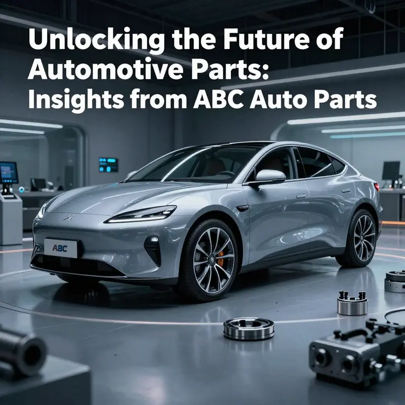 A display of the extensive product range from ABC Auto Parts catering to various automotive needs.