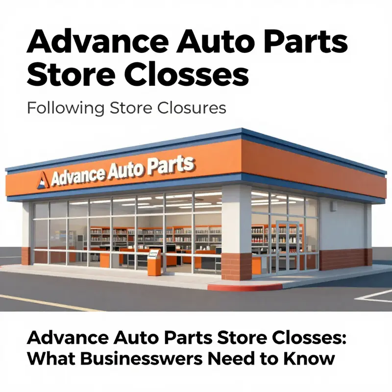 Map showing locations of Advance Auto Parts stores anticipated to close.