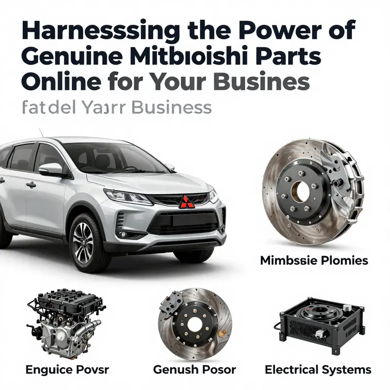 The critical role of acquiring genuine Mitsubishi parts through trusted online platforms.
