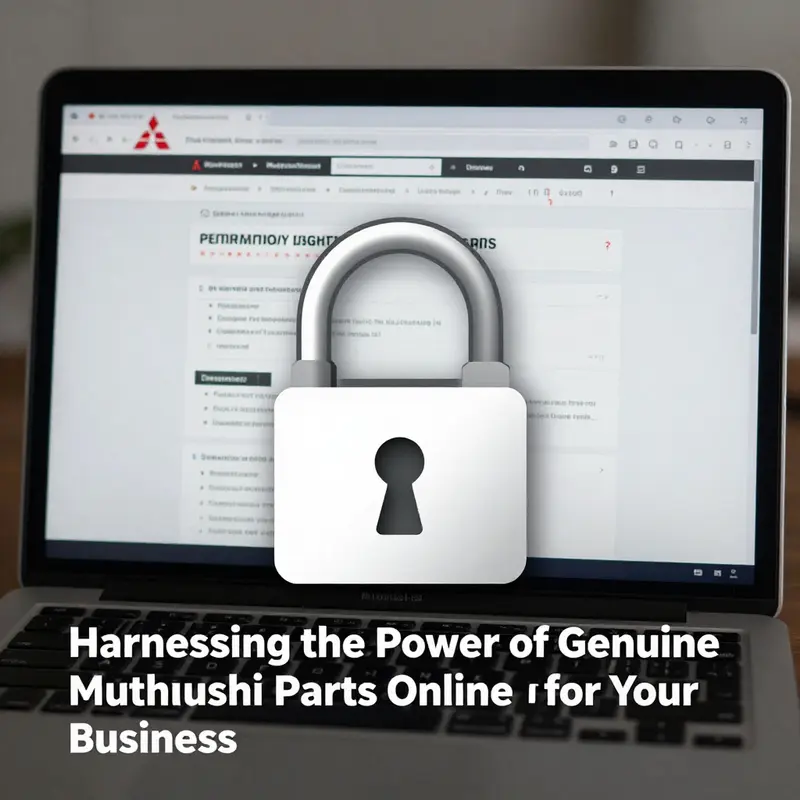 The critical role of acquiring genuine Mitsubishi parts through trusted online platforms.