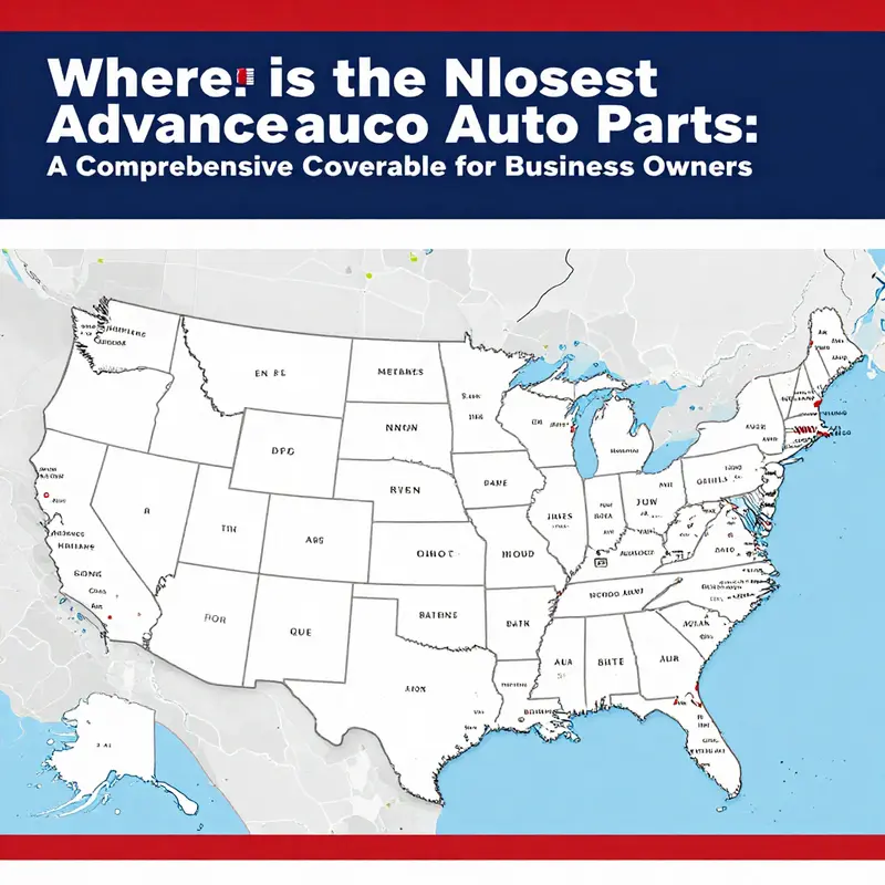 Screenshot of Advance Auto Parts Store Locator for easy access to the nearest location.