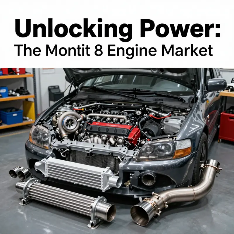 A selection of Mitsubishi Evo 8 engine components available for sale, showcasing quality and variety.