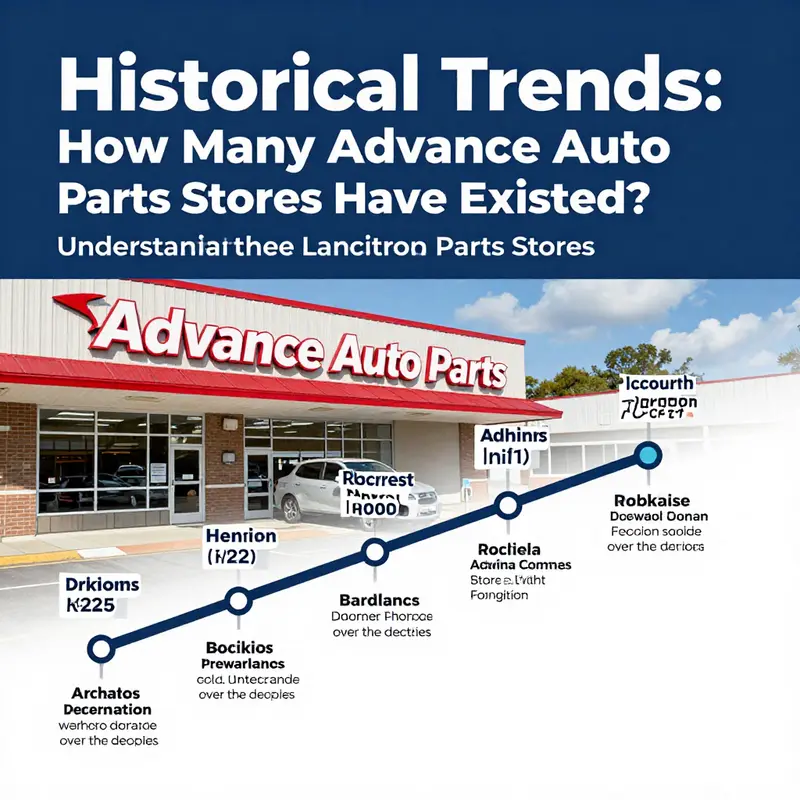 Map showcasing the geographical distribution of the 4,065 Advance Auto Parts locations in the U.S.