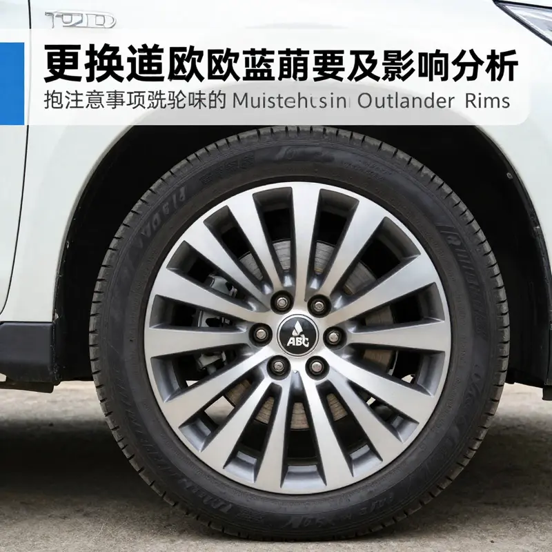 Detailed specifications of Mitsubishi Outlander original equipment manufacturer rims.