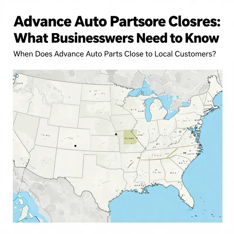 Timeline of the planned store closures by Advance Auto Parts, detailing the expected impact through mid-2025.