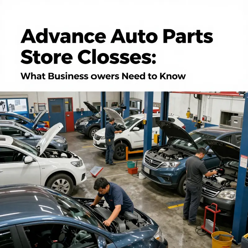 Map showing locations of Advance Auto Parts stores anticipated to close.