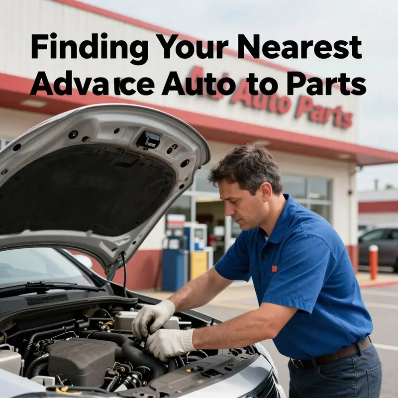 The Advance Auto Parts app providing a user-friendly interface for locating nearby stores.