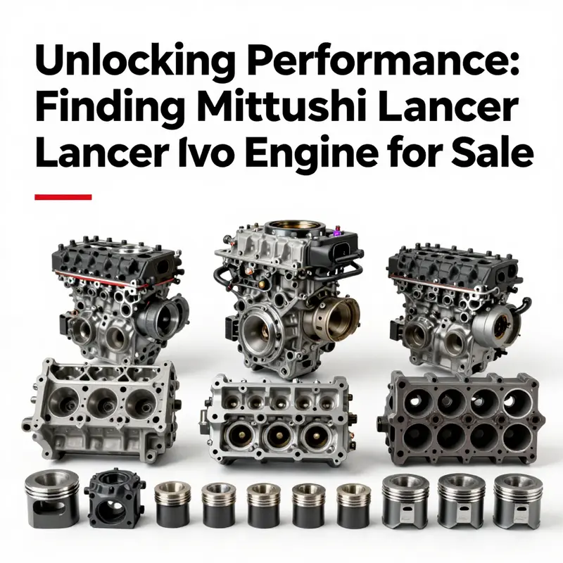 A variety of Mitsubishi Lancer Evo engines listed for sale, showcasing diverse options for enthusiasts.