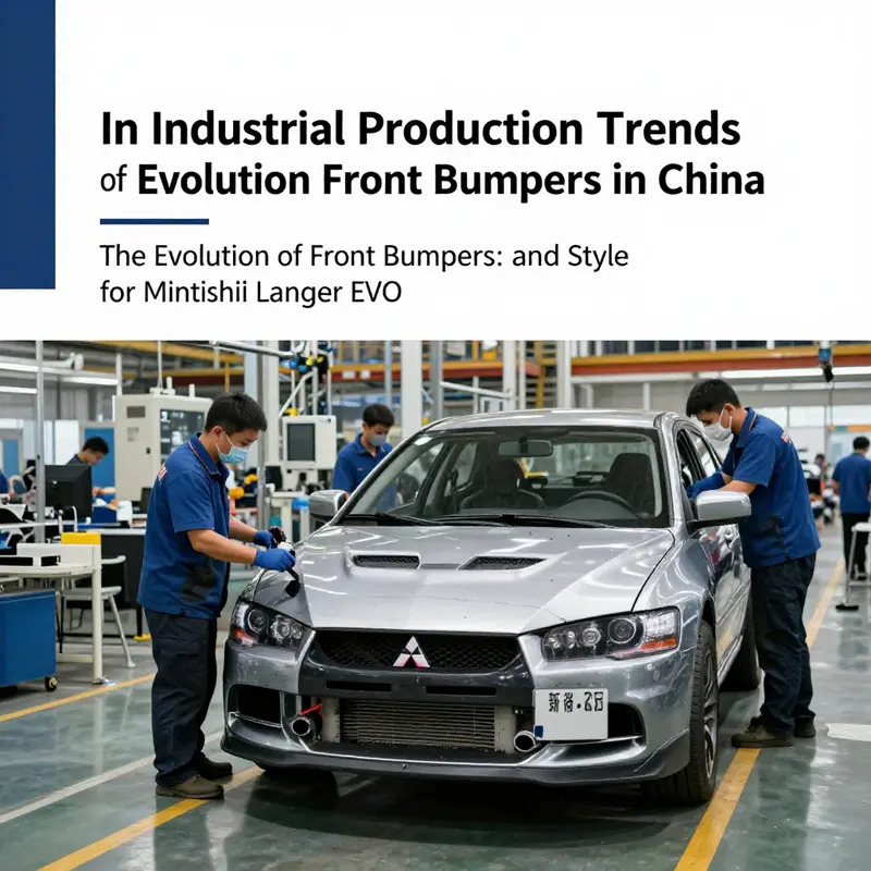 The ideal blend of performance and style: the Mitsubishi Lancer Evo 7 front bumper.