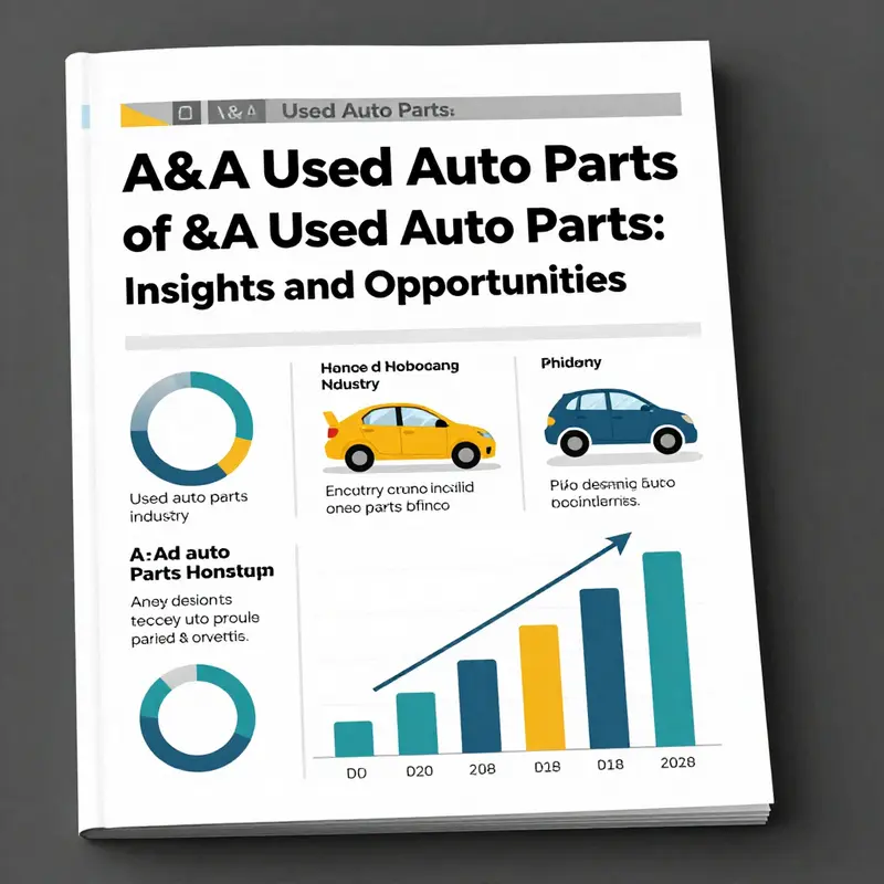 A visual representation of the diverse inventory at A&A Used Auto Parts.