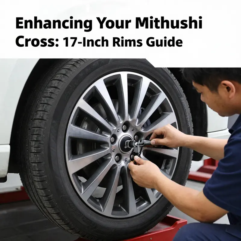 Technical specifications of the 17-inch rim for the Eclipse Cross.