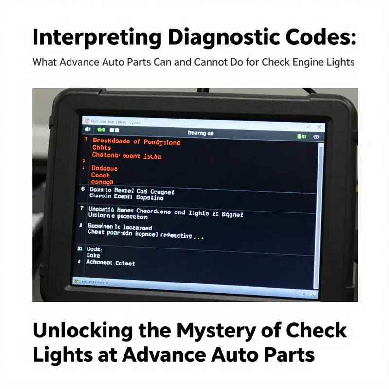 A mechanic explaining check engine light services to a business owner at Advance Auto Parts.