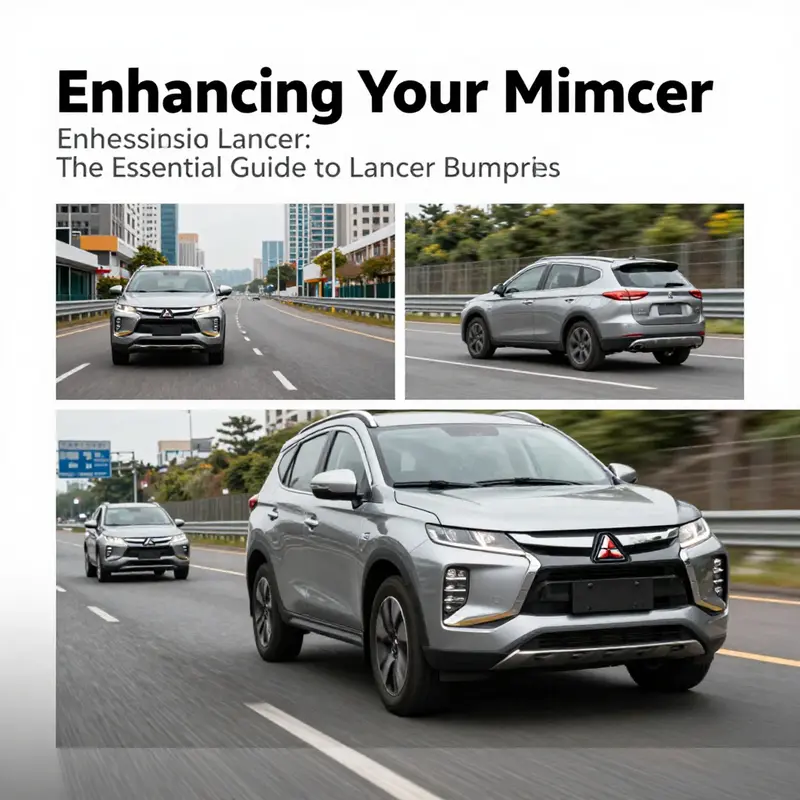 Different models of Lancer bumpers reflecting compatibility and design diversity.