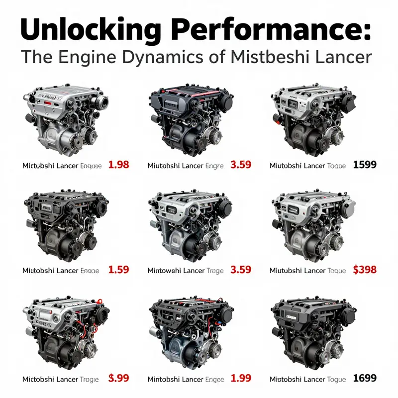 The innovative MIVEC engine in a Mitsubishi Lancer, highlighting its advanced valve timing technology.