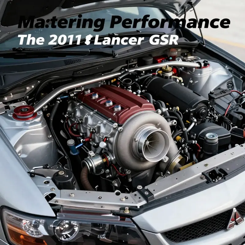 The 2.0-liter turbocharged engine drives the unmatched performance of the 2013 Lancer Evo GSR.