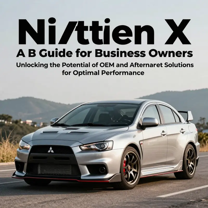 A Mitsubishi Lancer Evolution X in a scenic setting demonstrating its unique customization and enhanced performance.