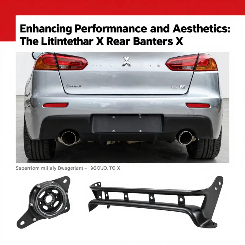 An ABS plastic rear bumper showcasing its smooth surface and durability.