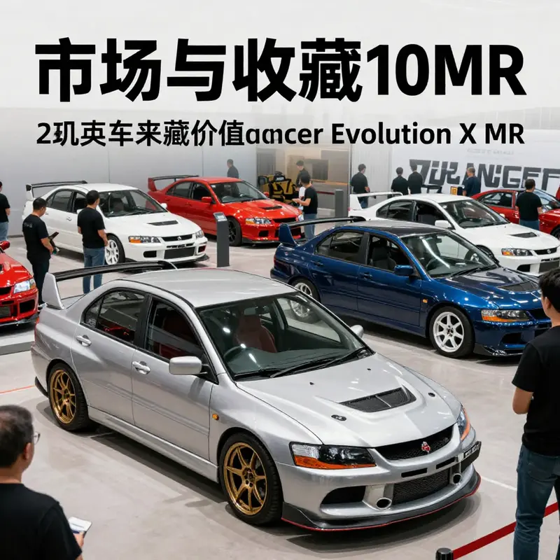 The impressive design and features of the Lancer Evolution 10 MR, showcasing its sporty and aerodynamic structure.