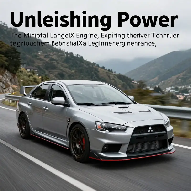 Mitsubishi Lancer Evolution IX driving on a mountain road, showcasing its performance capabilities.