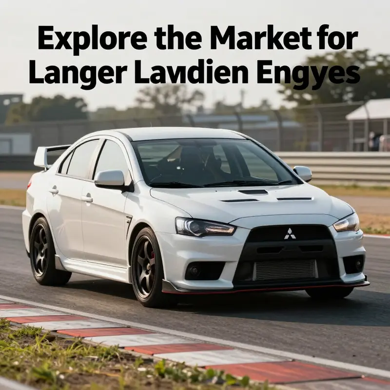 Mitsubishi Lancer Evolution X racing on a track, representing its performance excellence.