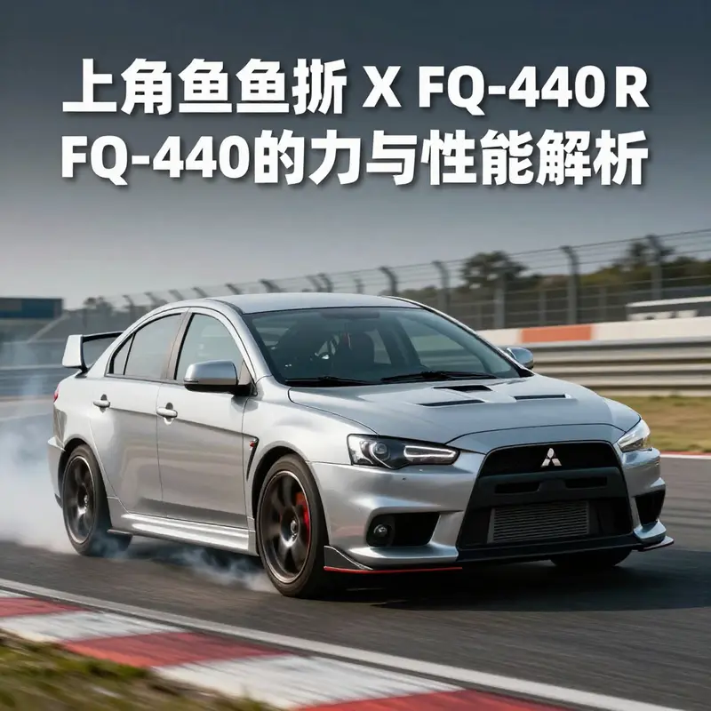 The Mitsubishi Lancer Evolution X FQ-440 MR demonstrates its power and performance prowess on the racetrack.