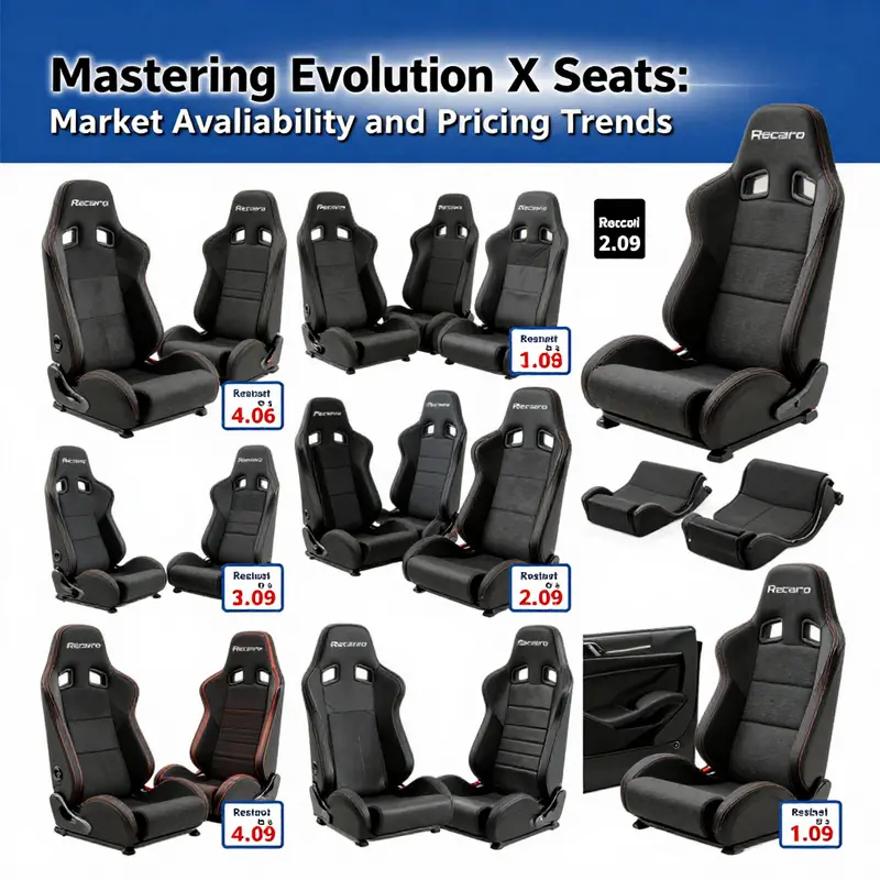 Detailing the luxurious design and materials of Recaro seats in the Lancer Evolution X.