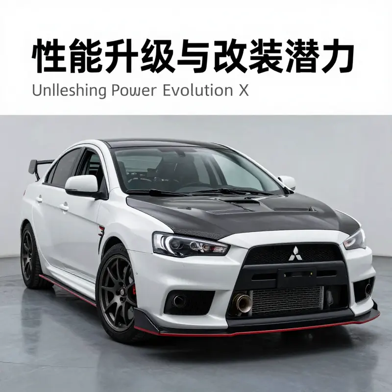 The heart of the EVO X: A stunning view of the 4B11T engine, symbolizing its power and engineering excellence.