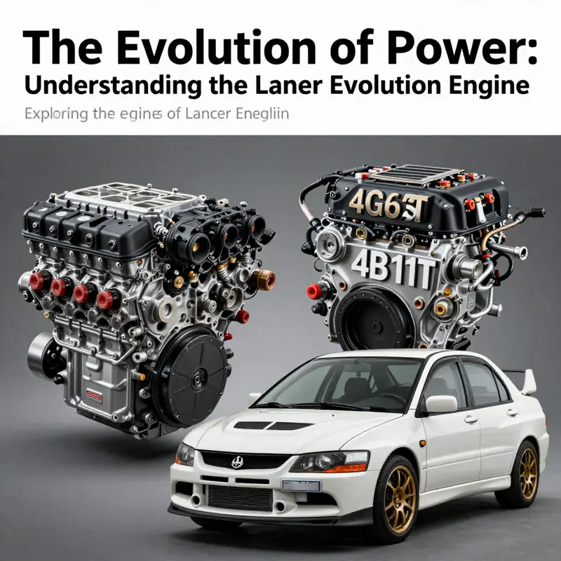Combination of 4G63T and 4B11T engines with a modern Lancer Evolution.