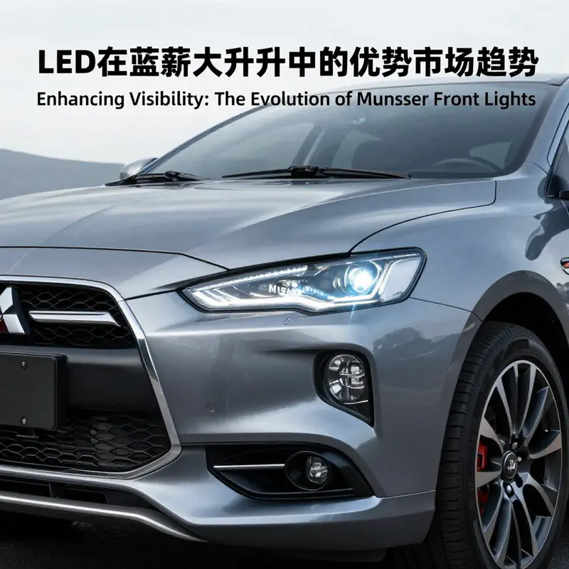 Halogen headlights provide a basic but reliable lighting solution for the Mitsubishi Lancer.