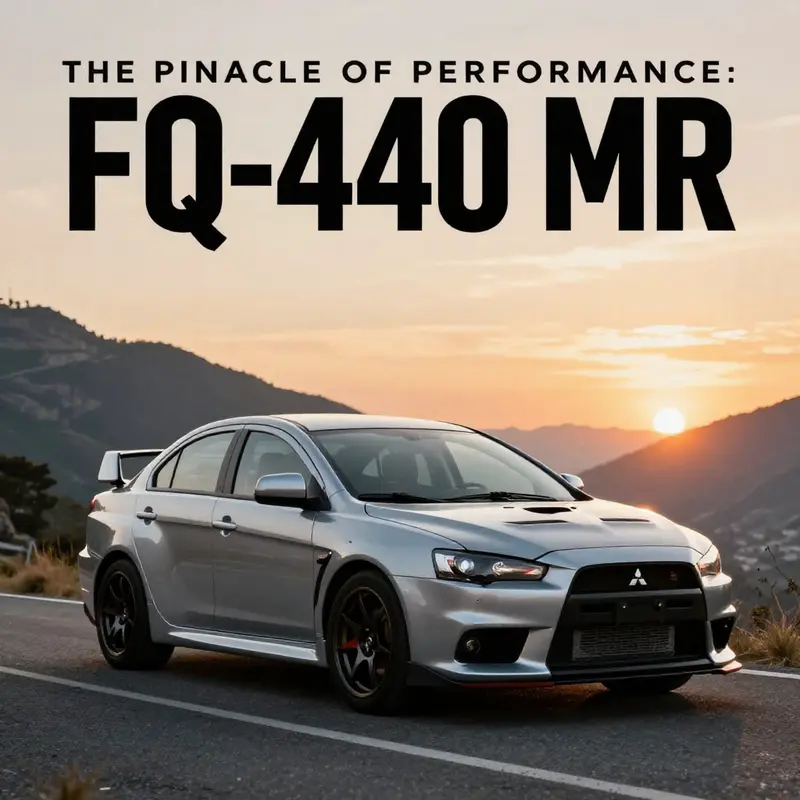 The Mitsubishi Lancer Evo X FQ-440 MR: A legacy of performance and engineering innovation.