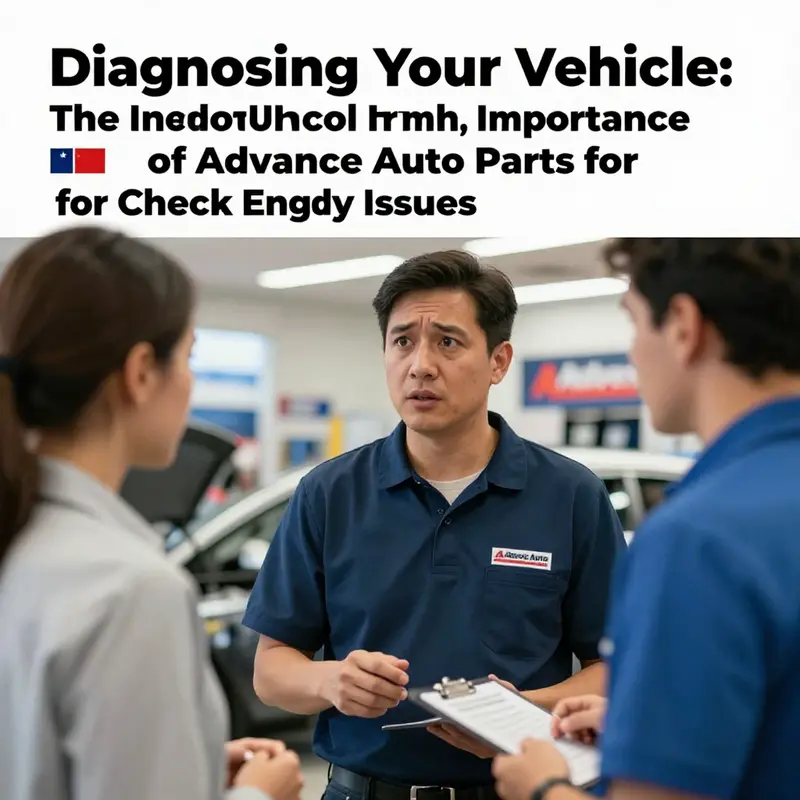 An overview of an Advance Auto Parts store highlighting their diagnostic services.