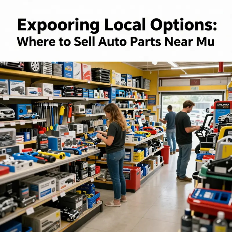 Local auto parts stores offer a range of options for business owners looking to sell.
