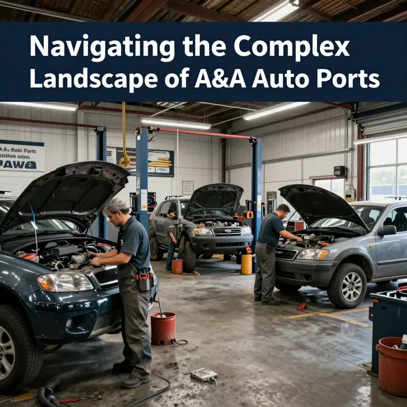 Decline of auto parts businesses illustrated through an abandoned store.