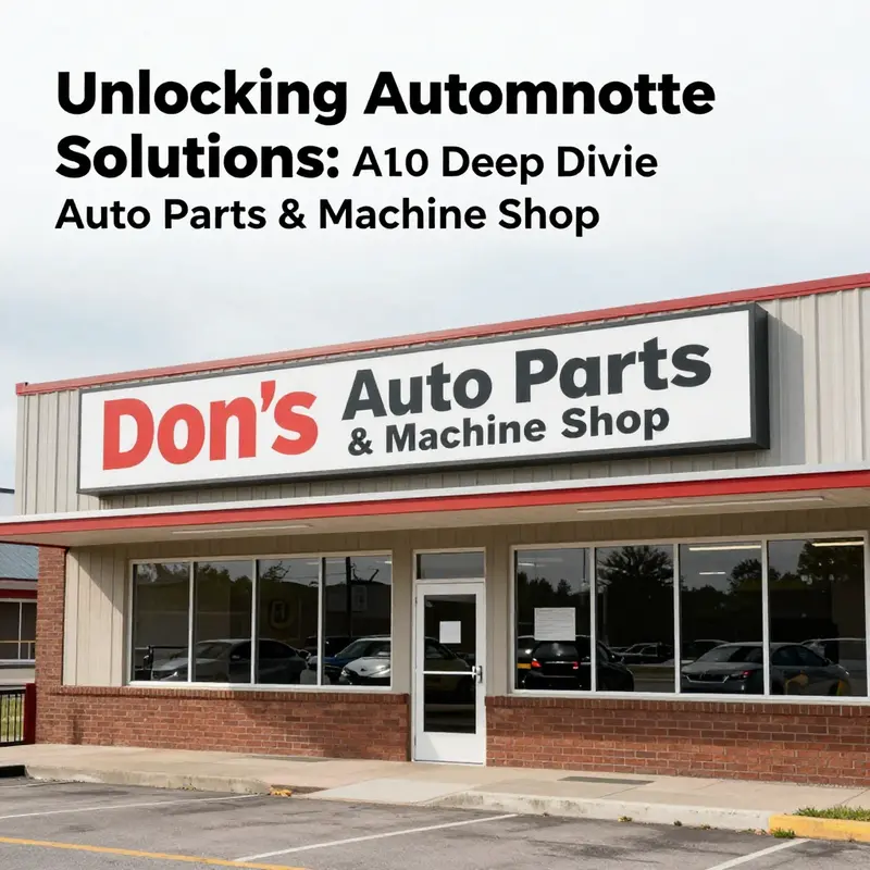 Diverse offerings at Don’s Auto Parts & Machine Shop, showcasing a wide range of automotive parts and tools.