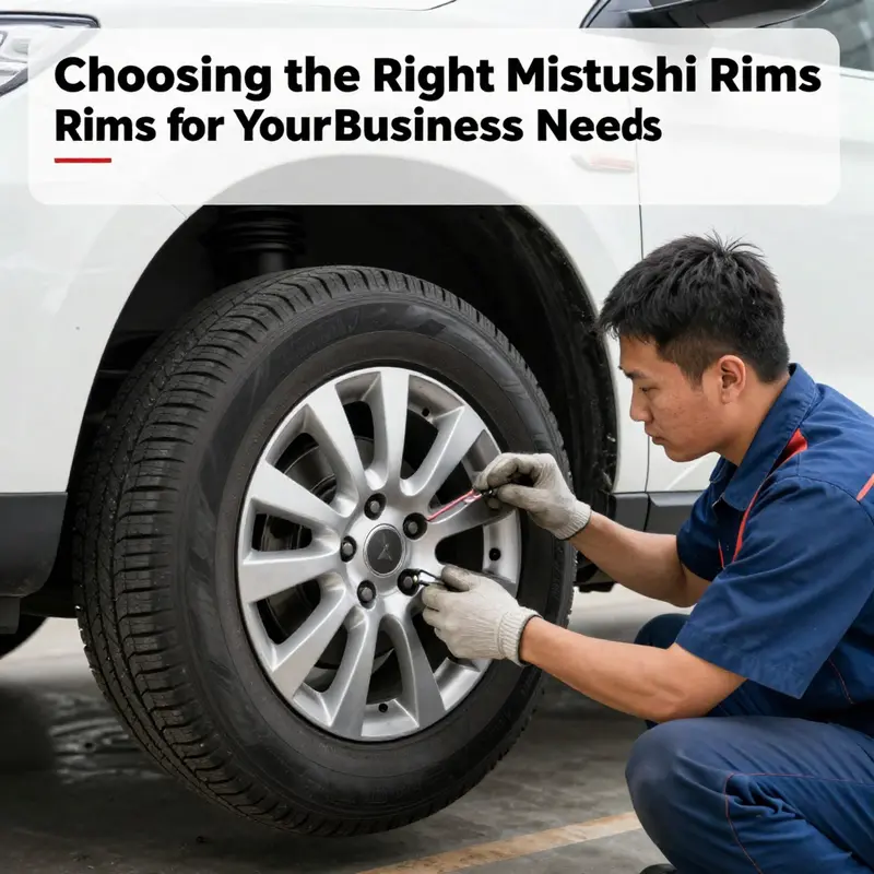 A display of different Mitsubishi rim types highlighting their respective features.