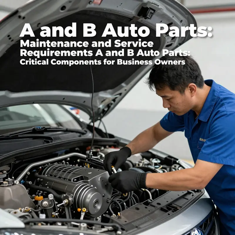 Visual representation of A and B class auto parts in a vehicle.