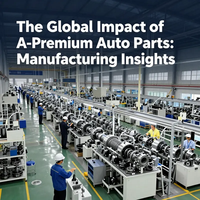 A glimpse into the manufacturing hub of A-Premium auto parts in Fuzhou, China.