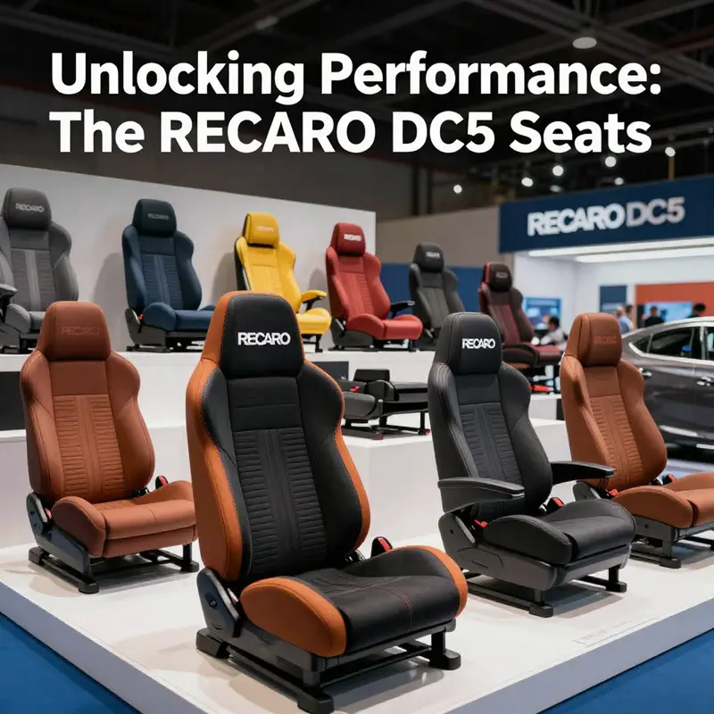 An ergonomic design that enhances driver comfort and support in the RECARO DC5 seat.