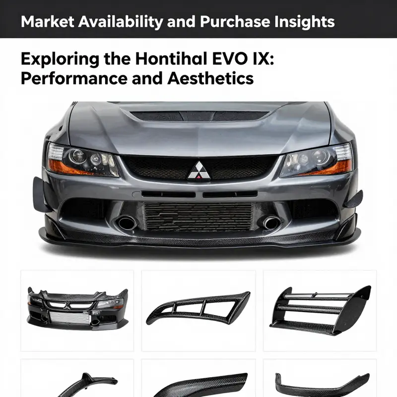 Exploring various materials used for front lips, including genuine carbon fibre and white-painted alternatives.