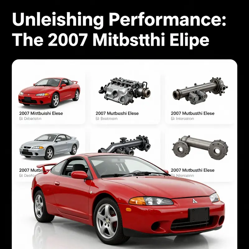 The 2.4-liter MIVEC engine of the 2007 Mitsubishi Eclipse, a cornerstone of its performance profile.