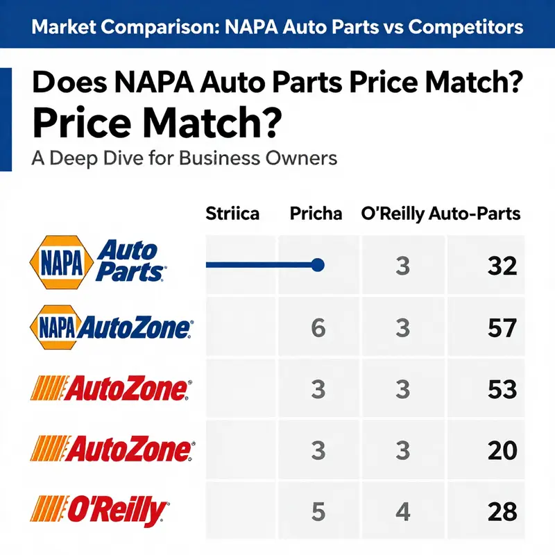 Customers engaged in comparing NAPA Auto Parts prices in a retail setting.