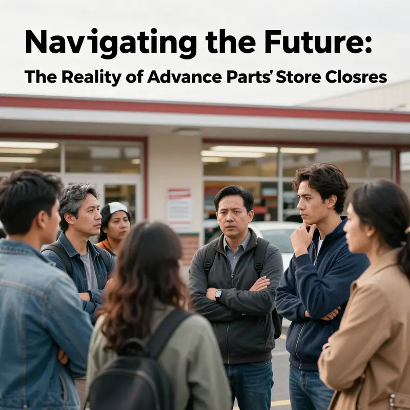 Visualizing the strategic planning behind Advance Auto Parts store closures.