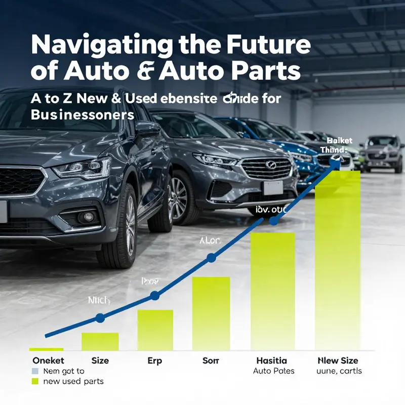 Growth trends in the global auto parts market, highlighting the rise in market size through visual data representation.
