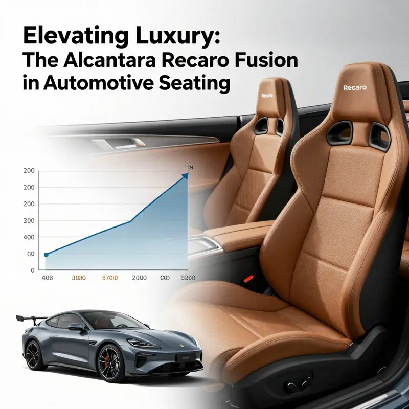 Close-up view of Alcantara undergoing material testing, highlighting its unique texture and superior quality.