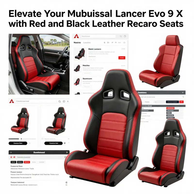 The bold coloring and ergonomic design of Recaro seats enhance the aesthetic and performance of the Evo 9 X.